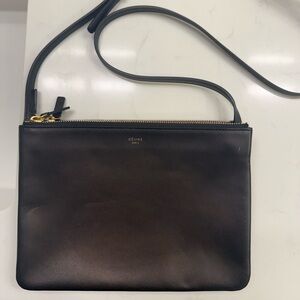 Celine small black Trio Bag, barely used, with dust bag